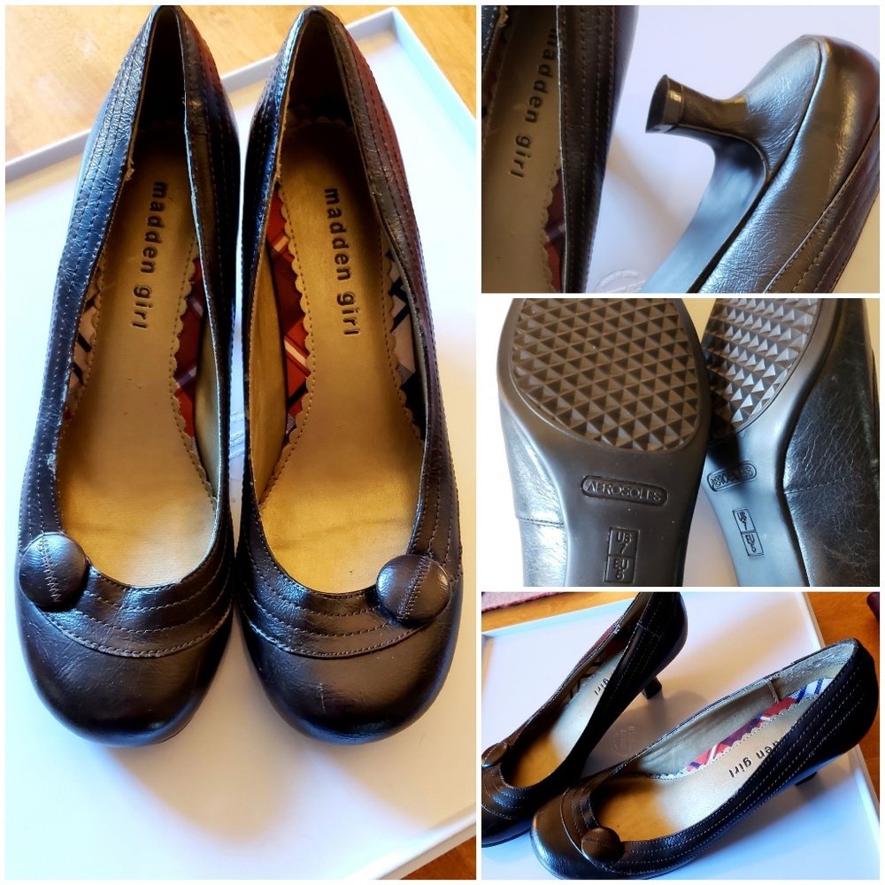 Madden Girl dark brown pumps
